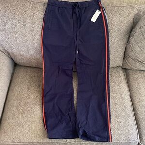 Anthropologie navy pants.